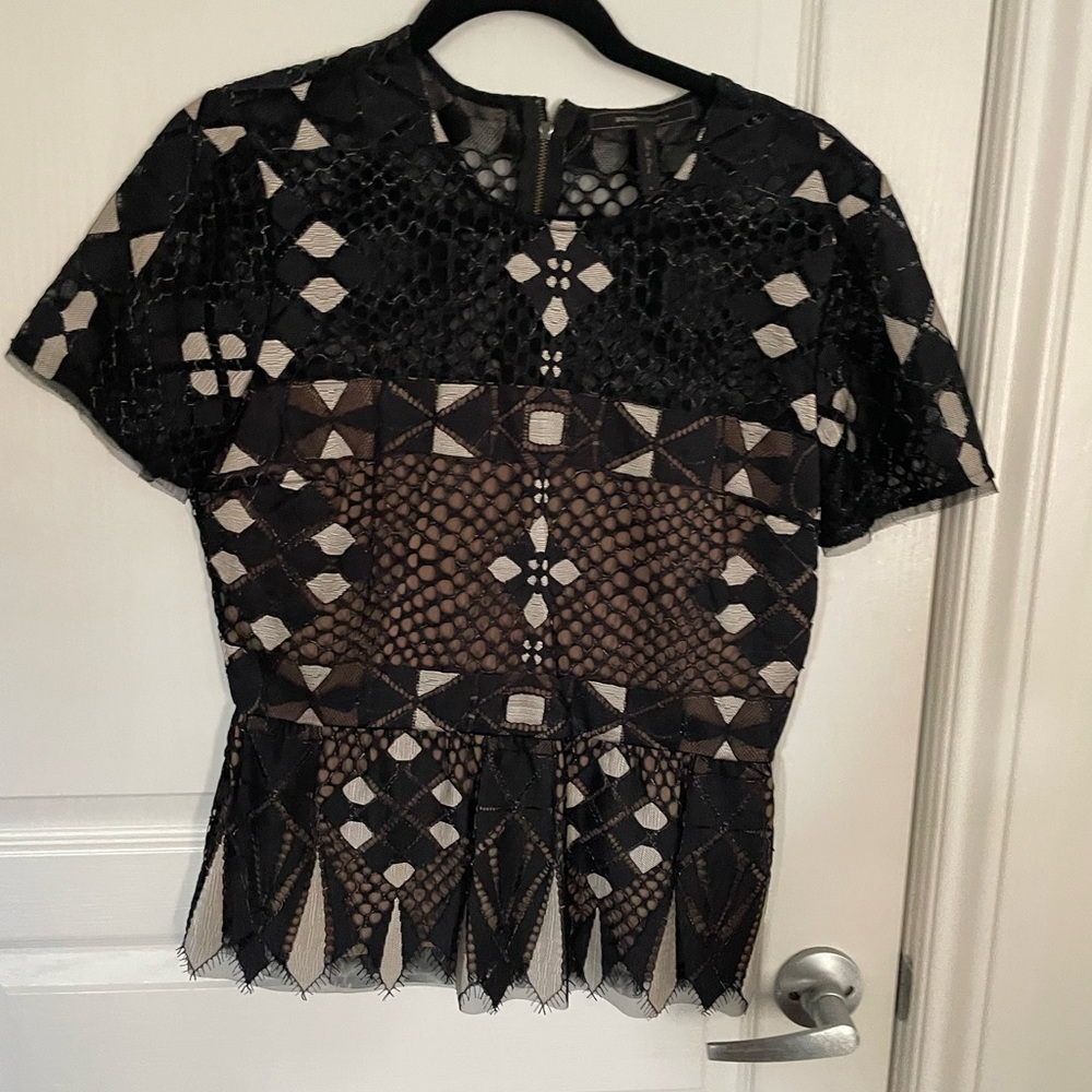 Peplum tight top